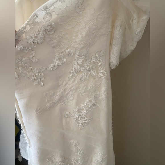 Maggie Sottero ‘Theda’ Wedding Dress Sz 12 Ivory - Picture 16 of 16